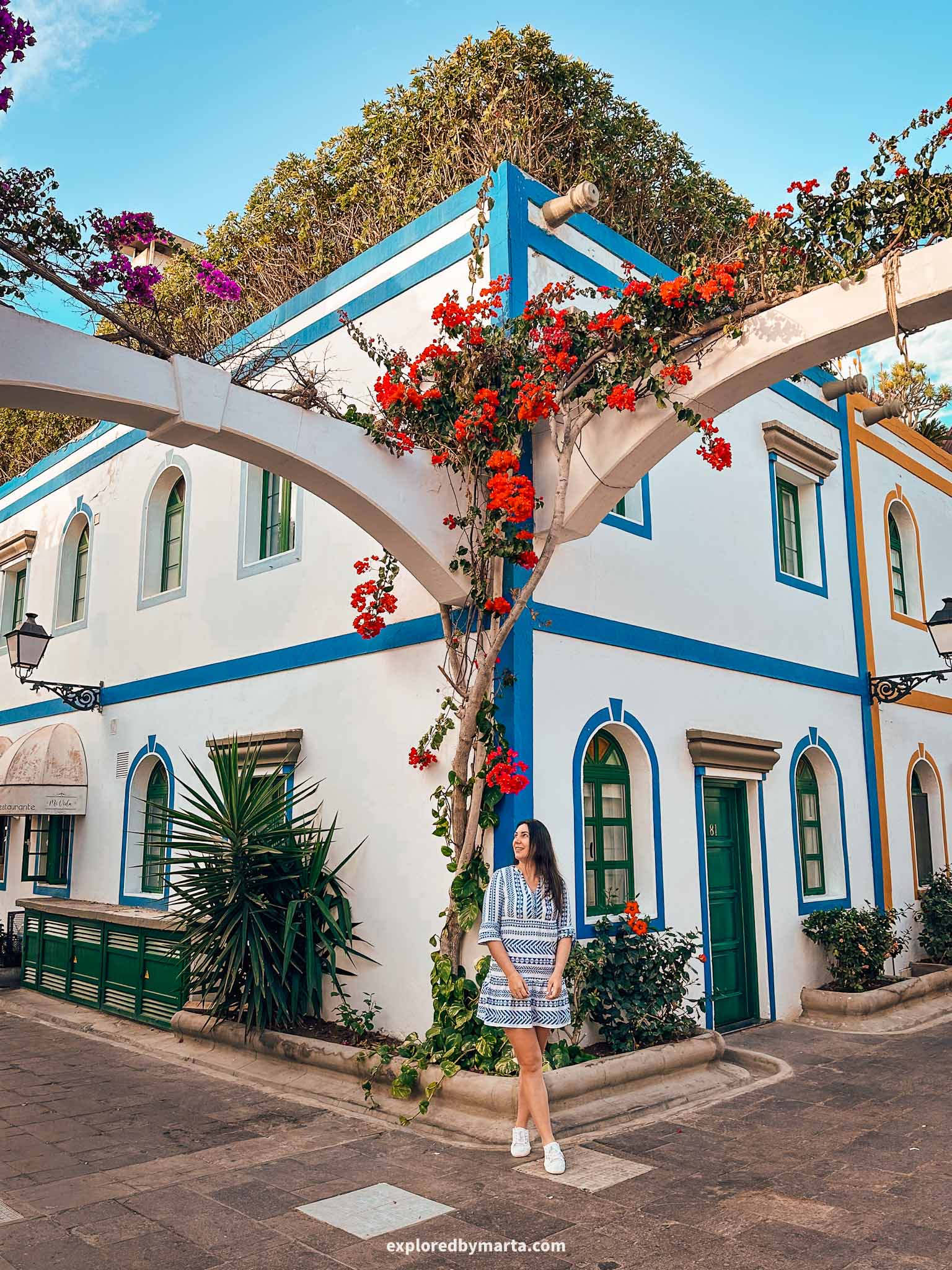 Gran Canaria, Spain-Little Venice Neighborhood in Puerto de Mogán