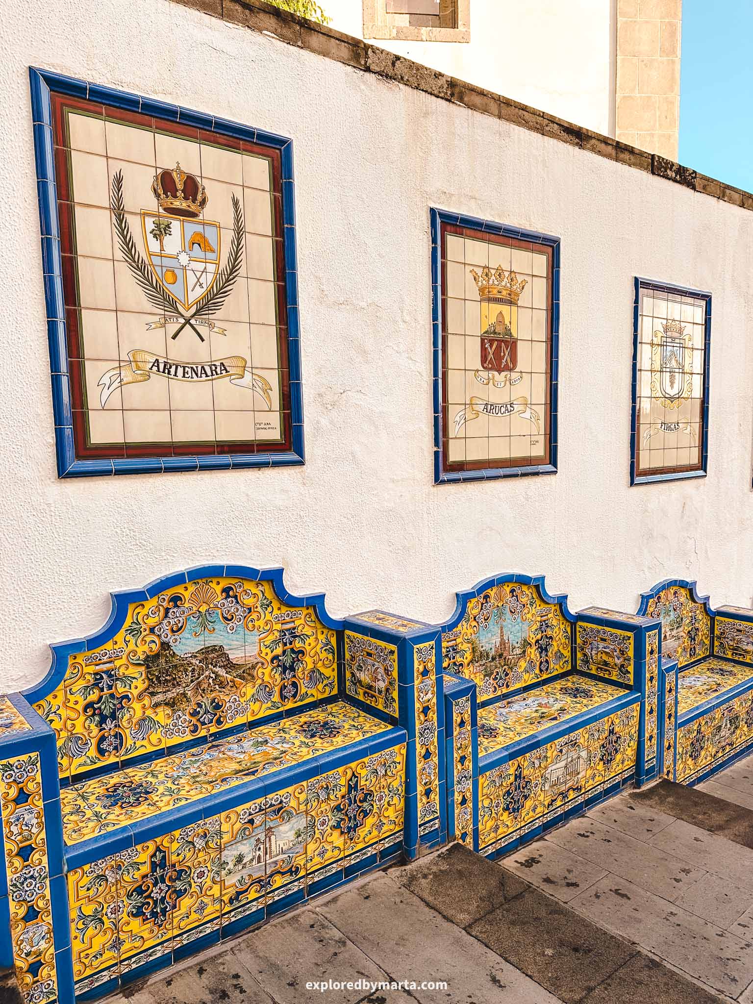 Gran Canaria, Spain-Paseo de Canarias in Firgas, the Village of Water in Gran Canaria