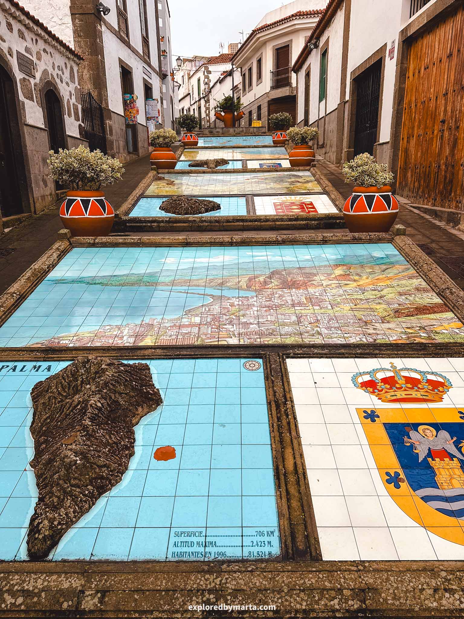 Gran Canaria, Spain-Paseo de Canarias in Firgas, the Village of Water in Gran Canaria