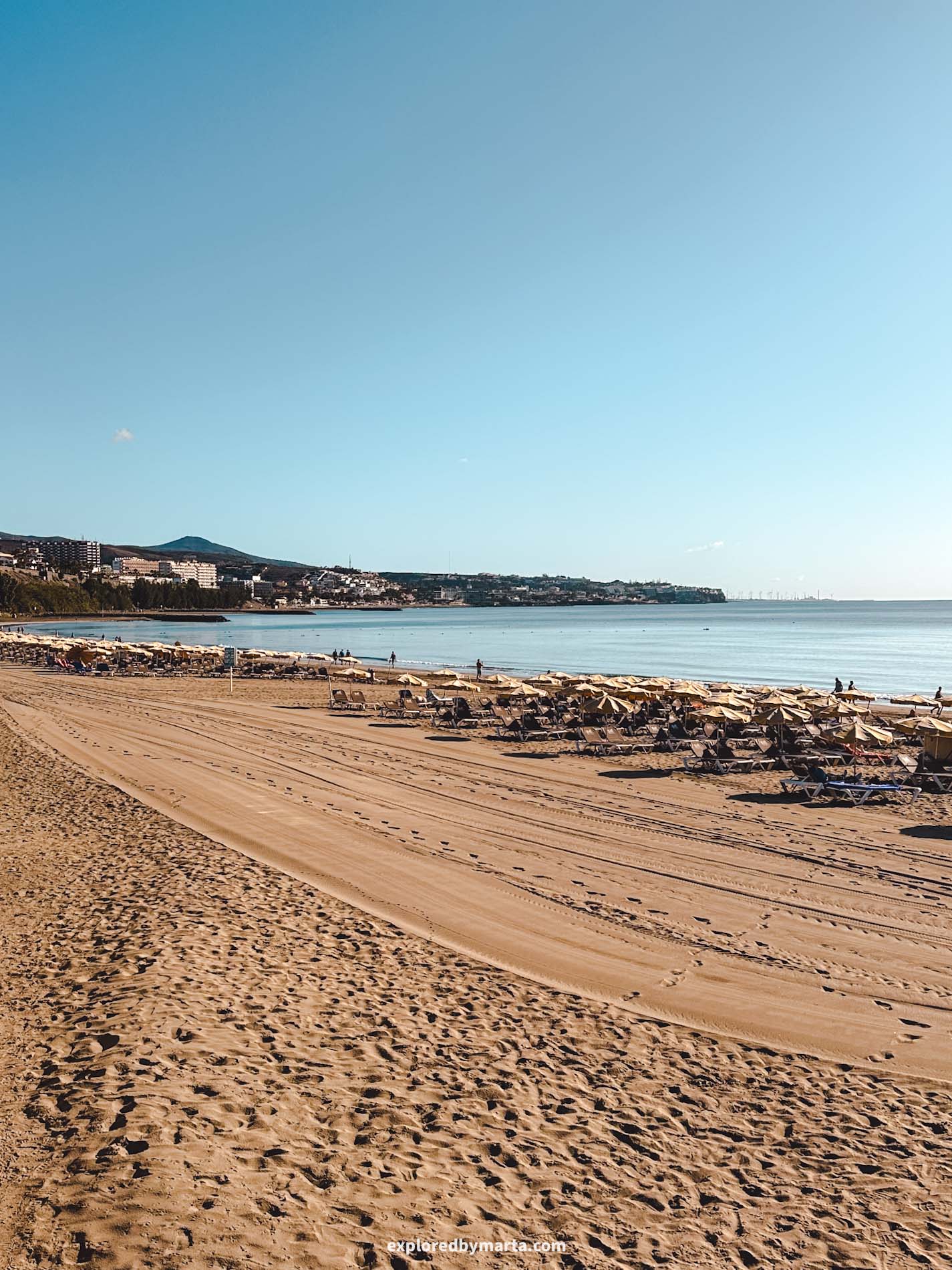 Gran Canaria, Spain-Playa del Inglés in Maspalomas