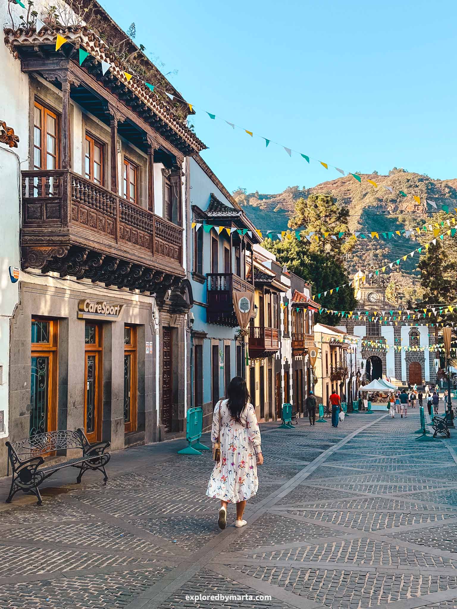 Gran Canaria, Spain-Teror village in Gran Canaria