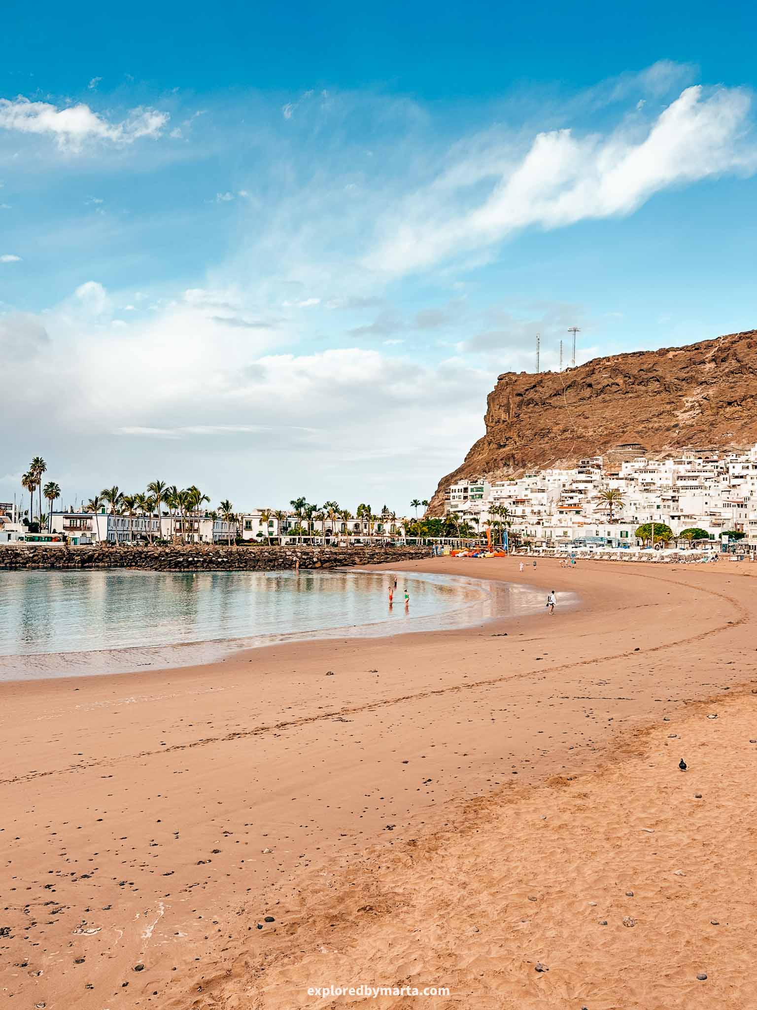 Gran Canaria, Spain-beach in Puerto de Mogán