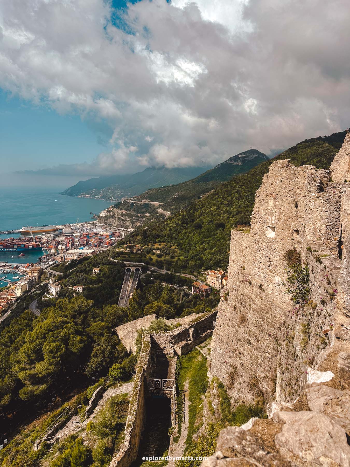 Salerno, Italy-Castello di Arechi
