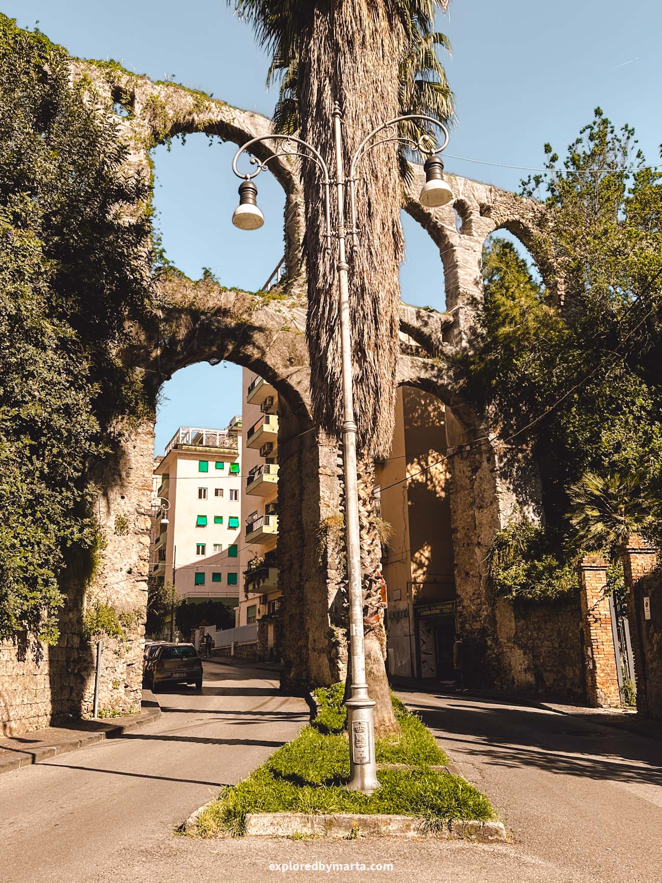 Salerno, Italy - the Medieval Aqueduct of Salerno