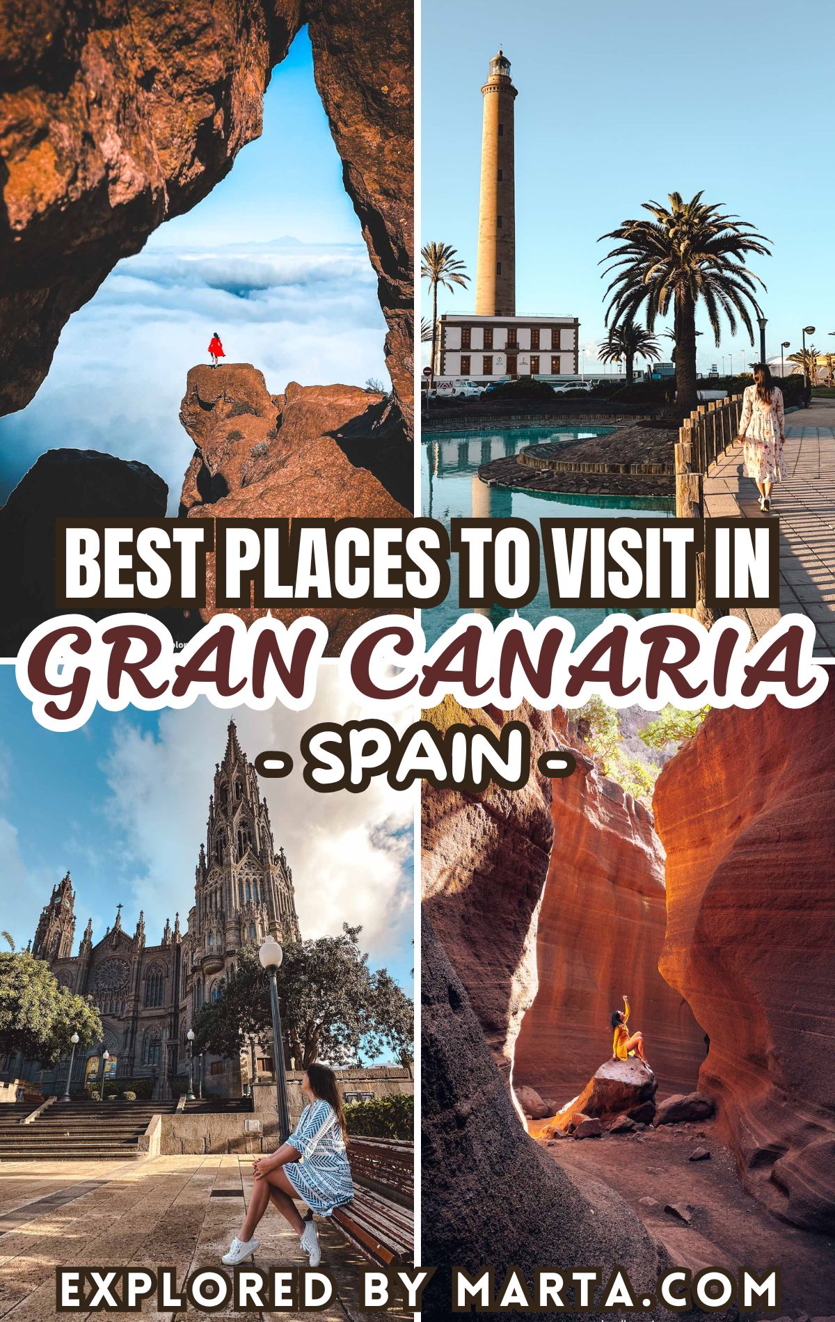 Wonderful places to visit in Gran Canaria, Spain