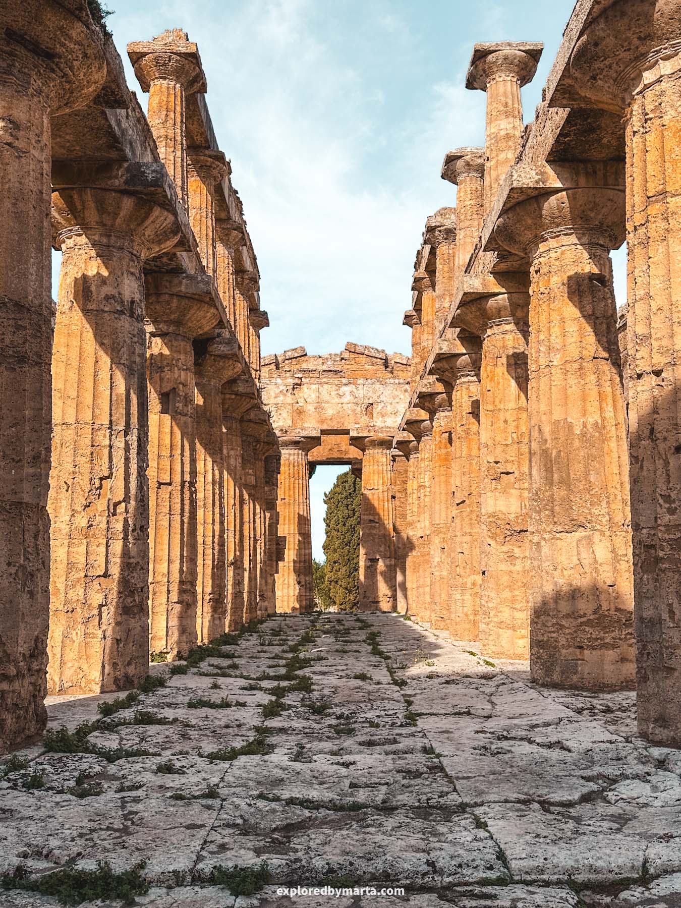Campania, Italy-Archaeological Park of Paestum near Salerno