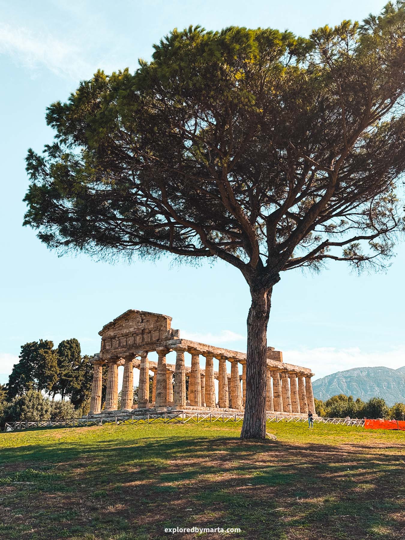 Campania, Italy-Archaeological Park of Paestum near Salerno