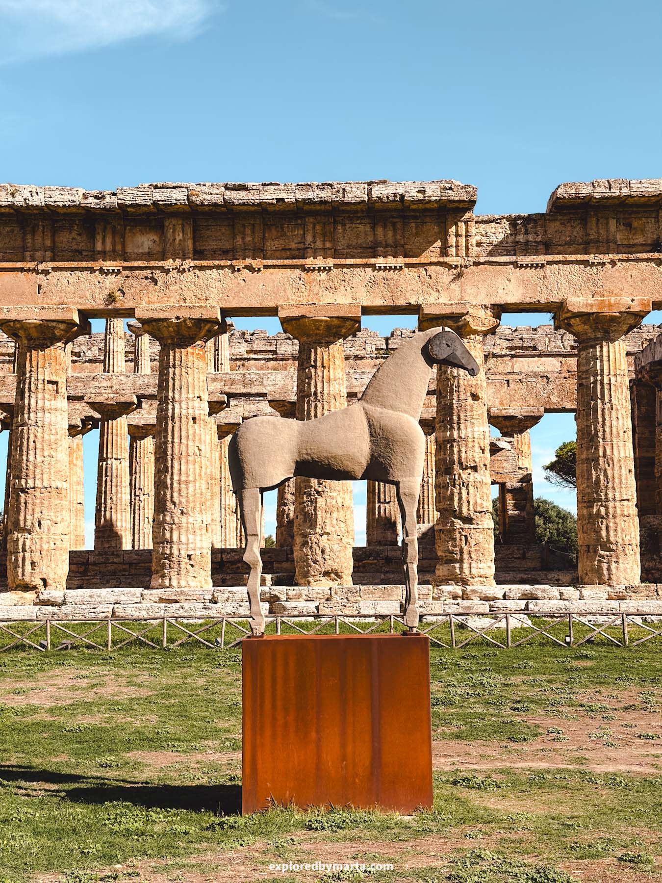 Campania, Italy-Archaeological Park of Paestum near Salerno