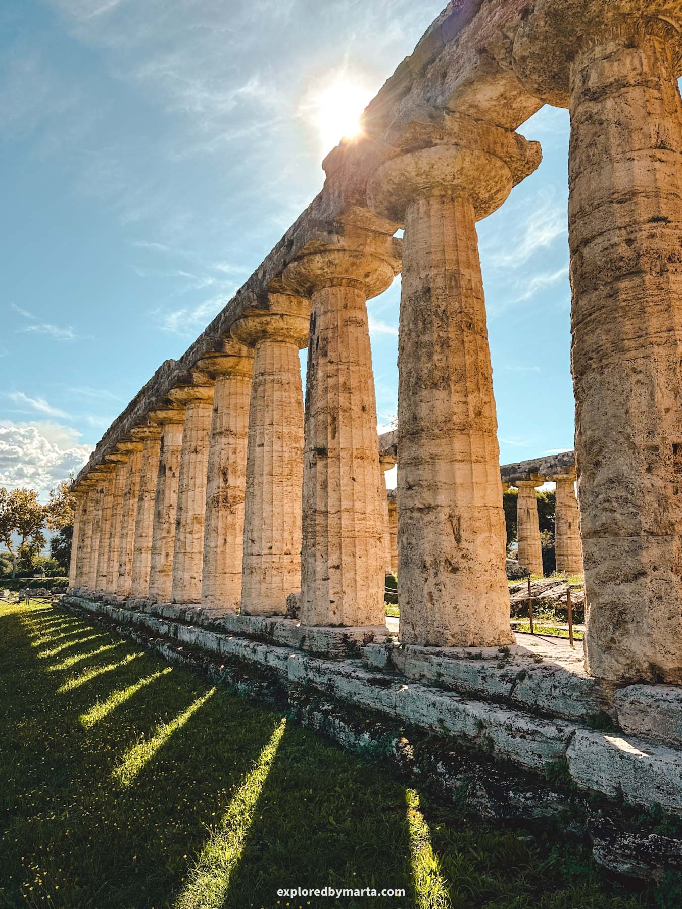 Campania, Italy-Archaeological Park of Paestum near Salerno