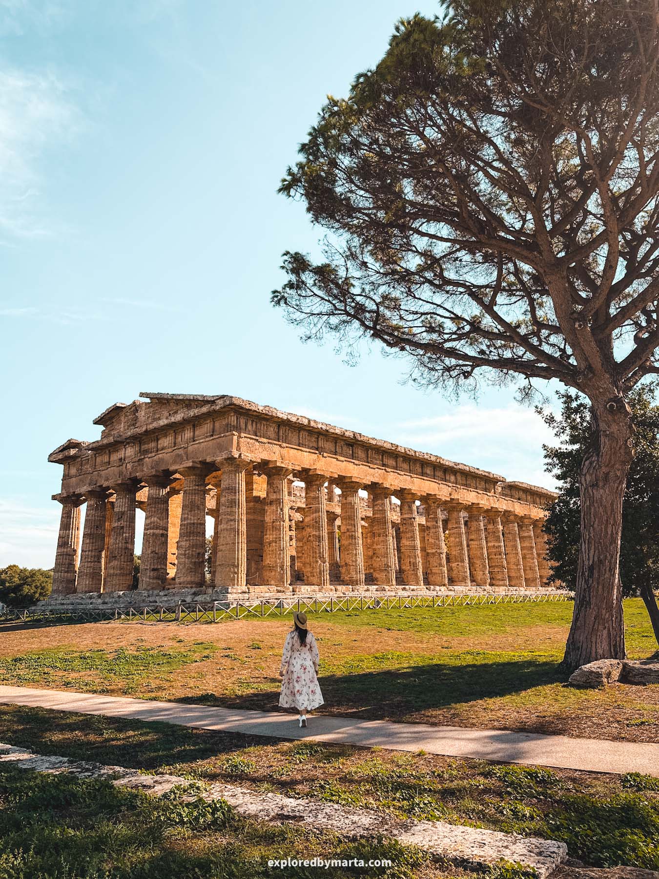 Campania, Italy-Archaeological Park of Paestum near Salerno