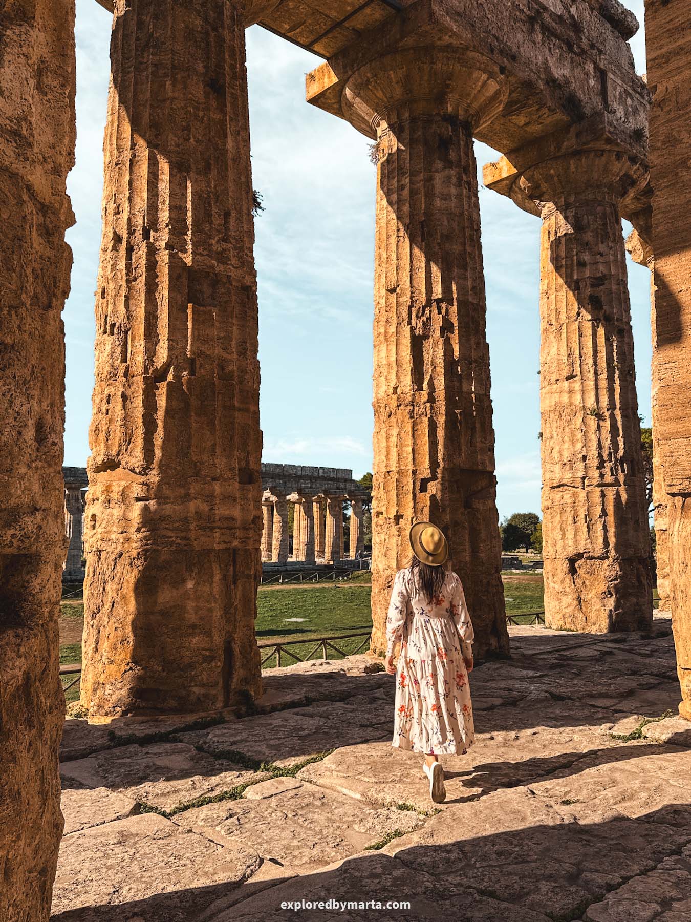 Campania, Italy-Archaeological Park of Paestum near Salerno