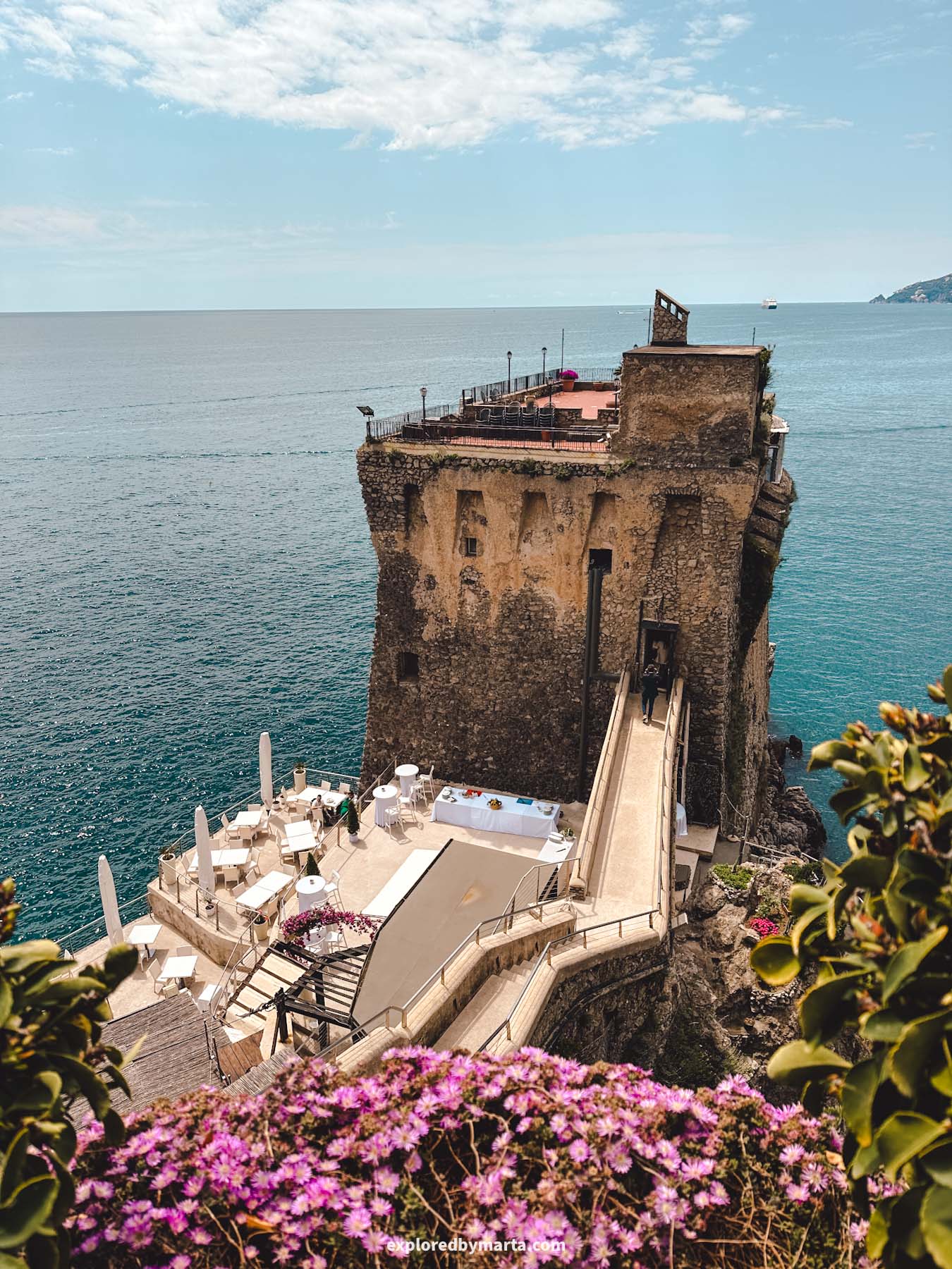 Maiori, Italy-Ristorante Torre Normanna in Maiori