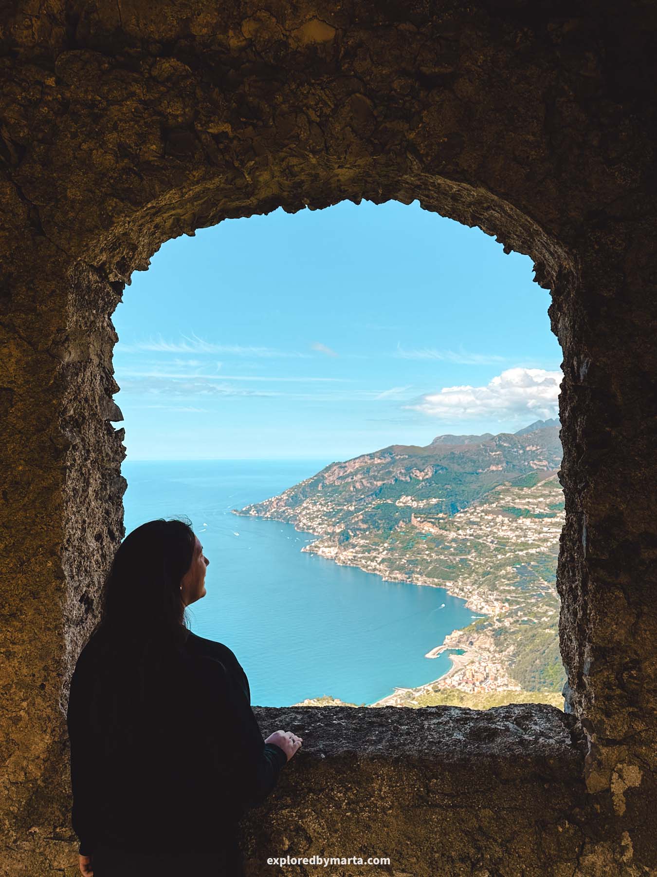 Maiori, Italy-hike to Santuario di Maria Santissima Avvocata sanctuary above Maiori, Amalfi Coast