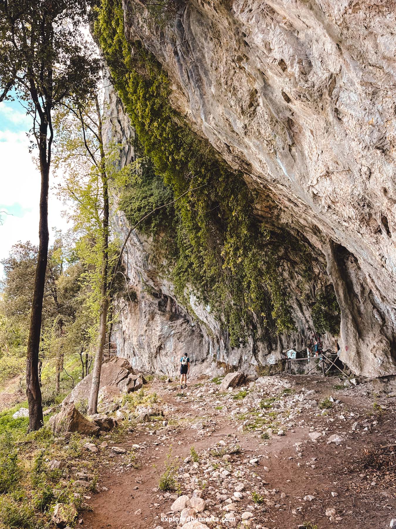 Maiori, Italy-hike to Santuario di Maria Santissima Avvocata sanctuary above Maiori, Amalfi Coast