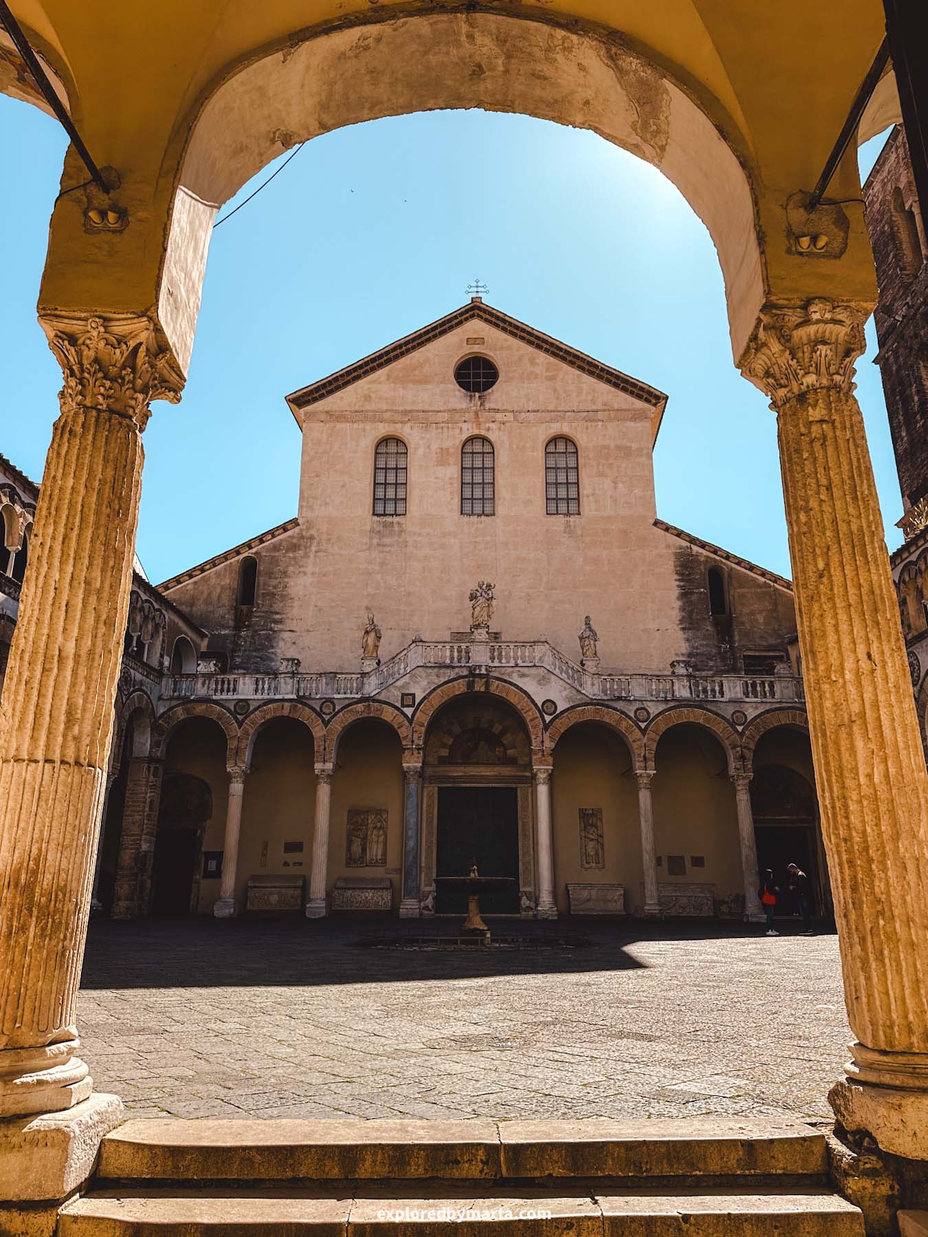 Salerno, Italy-Duomo di Salerno or Cattedrale di Santa Maria degli Angeli, San Matteo e San Gregorio VII
