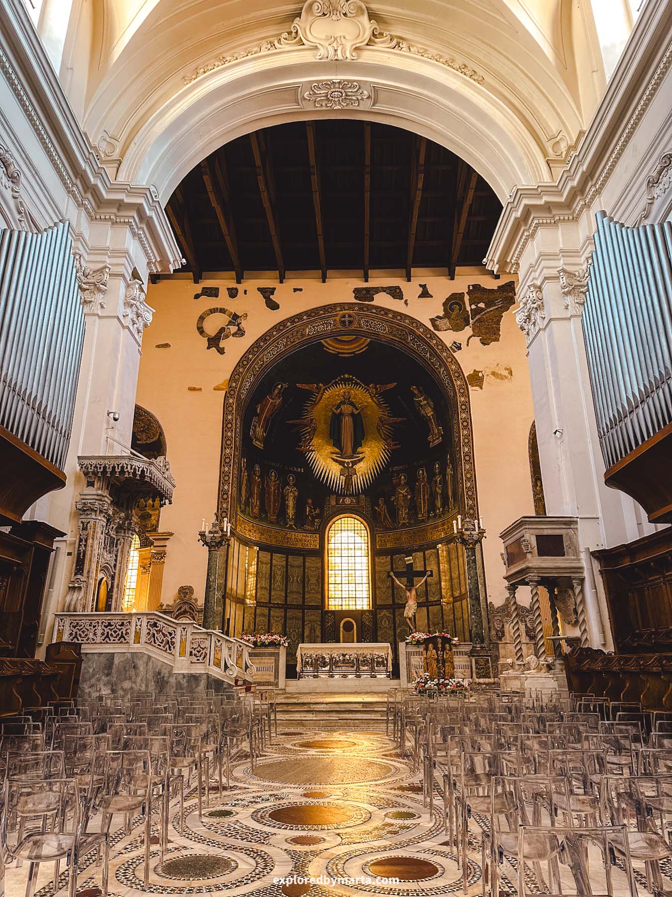 Salerno, Italy-Duomo di Salerno or Cattedrale di Santa Maria degli Angeli, San Matteo e San Gregorio VII