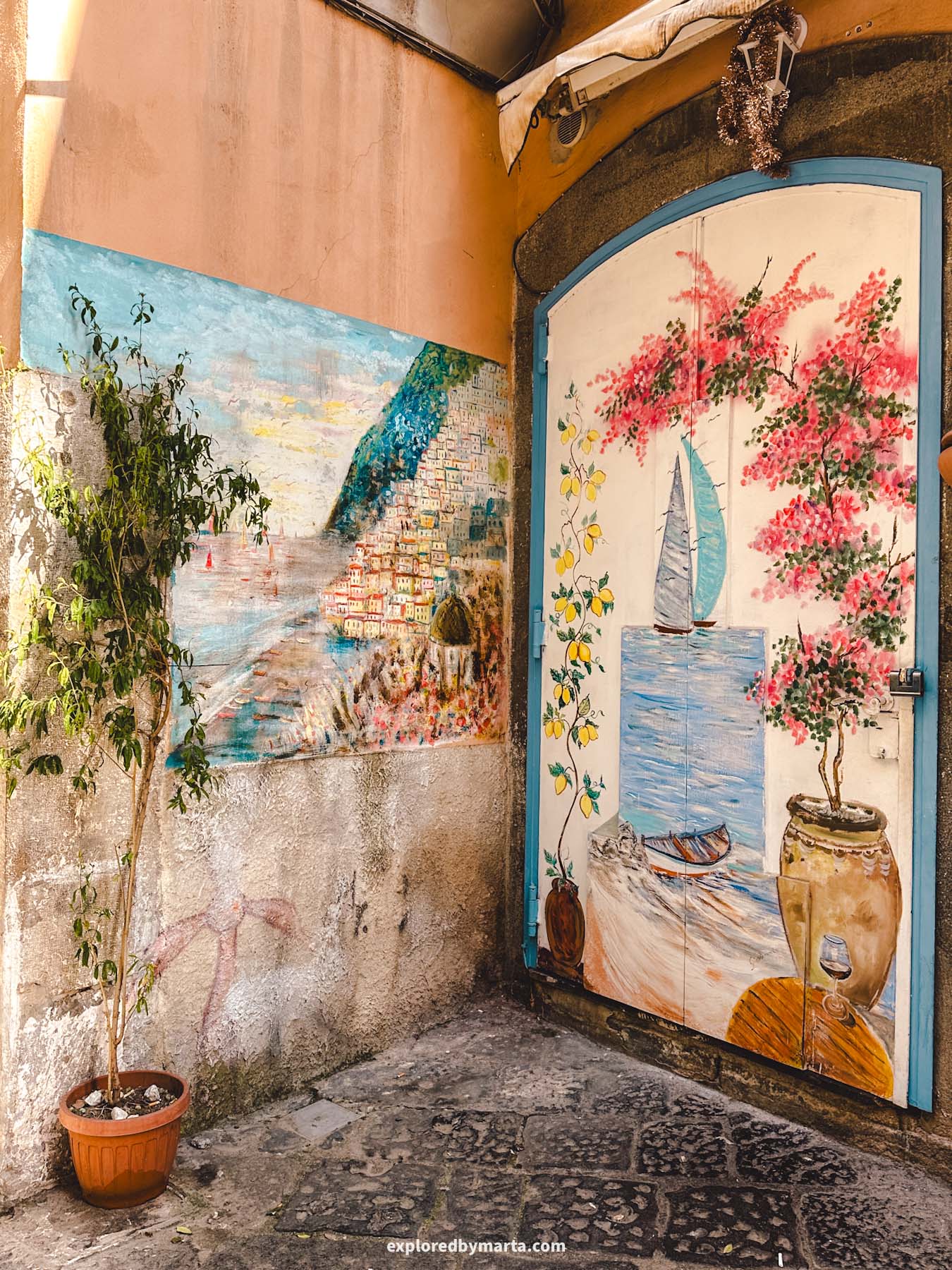 Salerno, Italy-iconic street art murals in Salerno