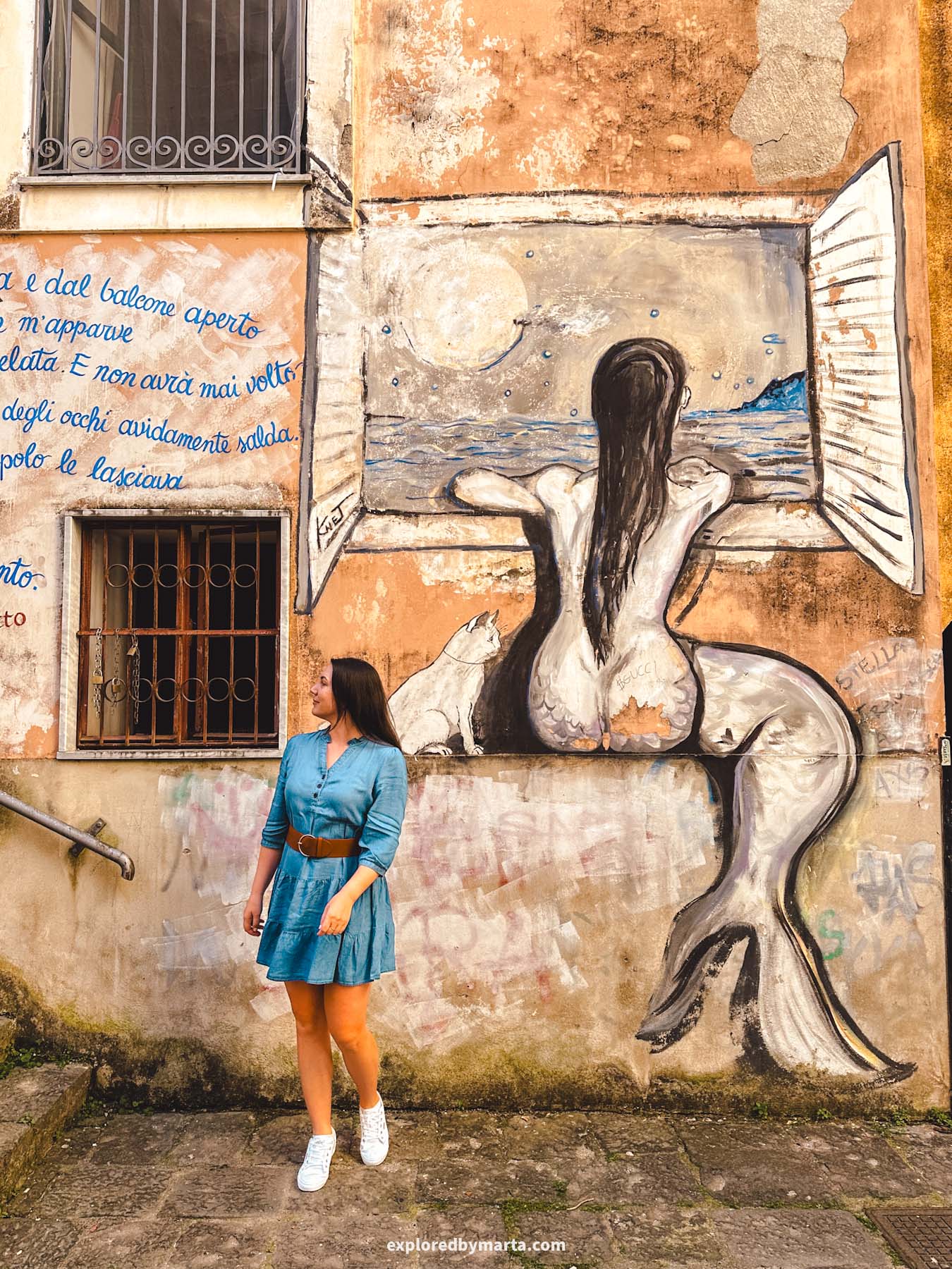 Salerno, Italy-iconic street art murals in Salerno