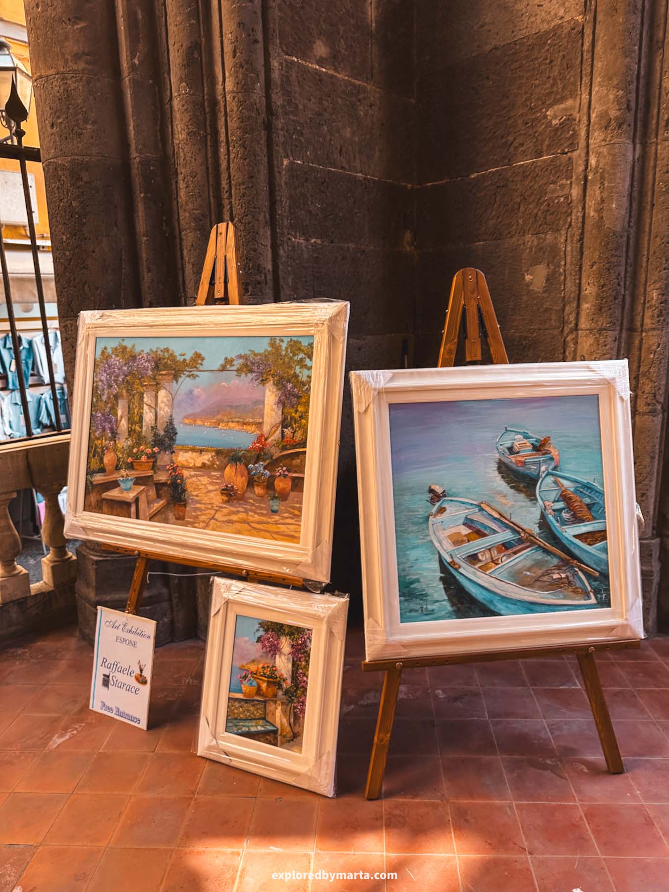 Sorrento, Italy-The Dominova Seat, or Sedile Dominova in Sorrento, Italy