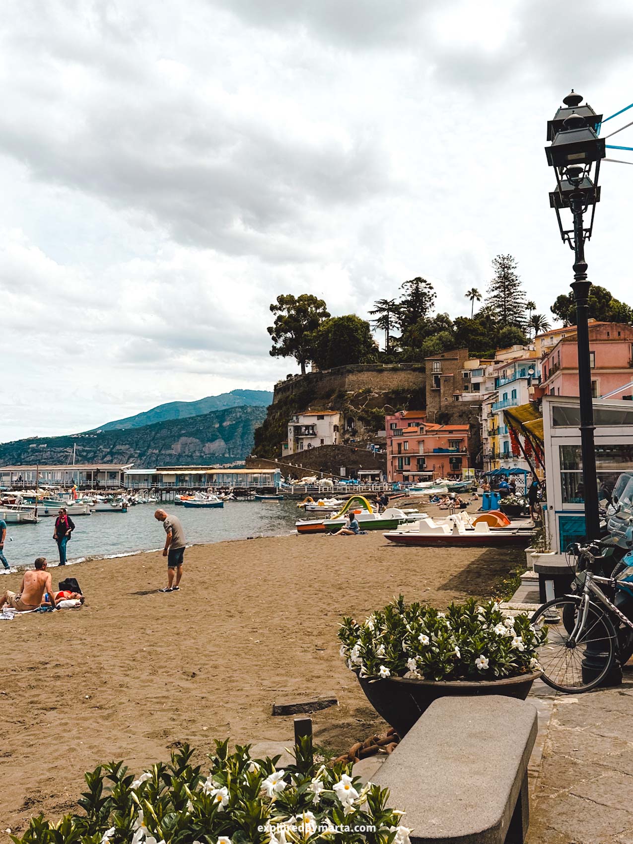 Sorrento, Italy-Marina Grande fishing village in Sorrento, Italy