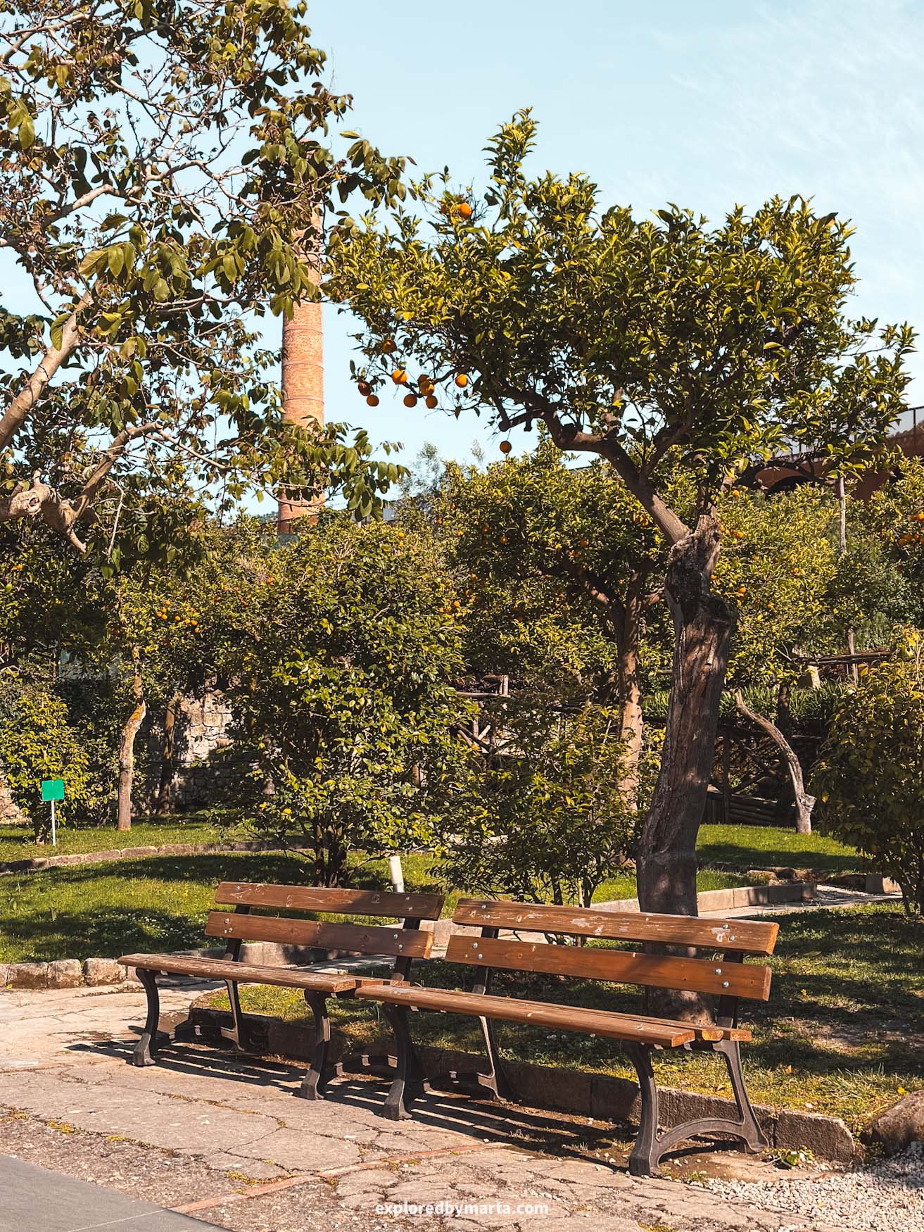 Sorrento, Italy-Parco di Villa Fiorentino in Sorrento