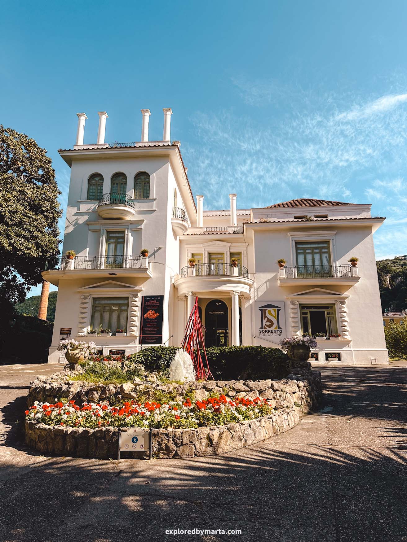 Sorrento, Italy-Parco di Villa Fiorentino in Sorrento