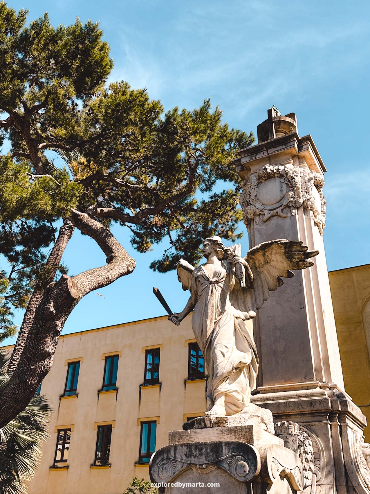 Sorrento, Italy-Piazza della Vittoria square in Sorrento