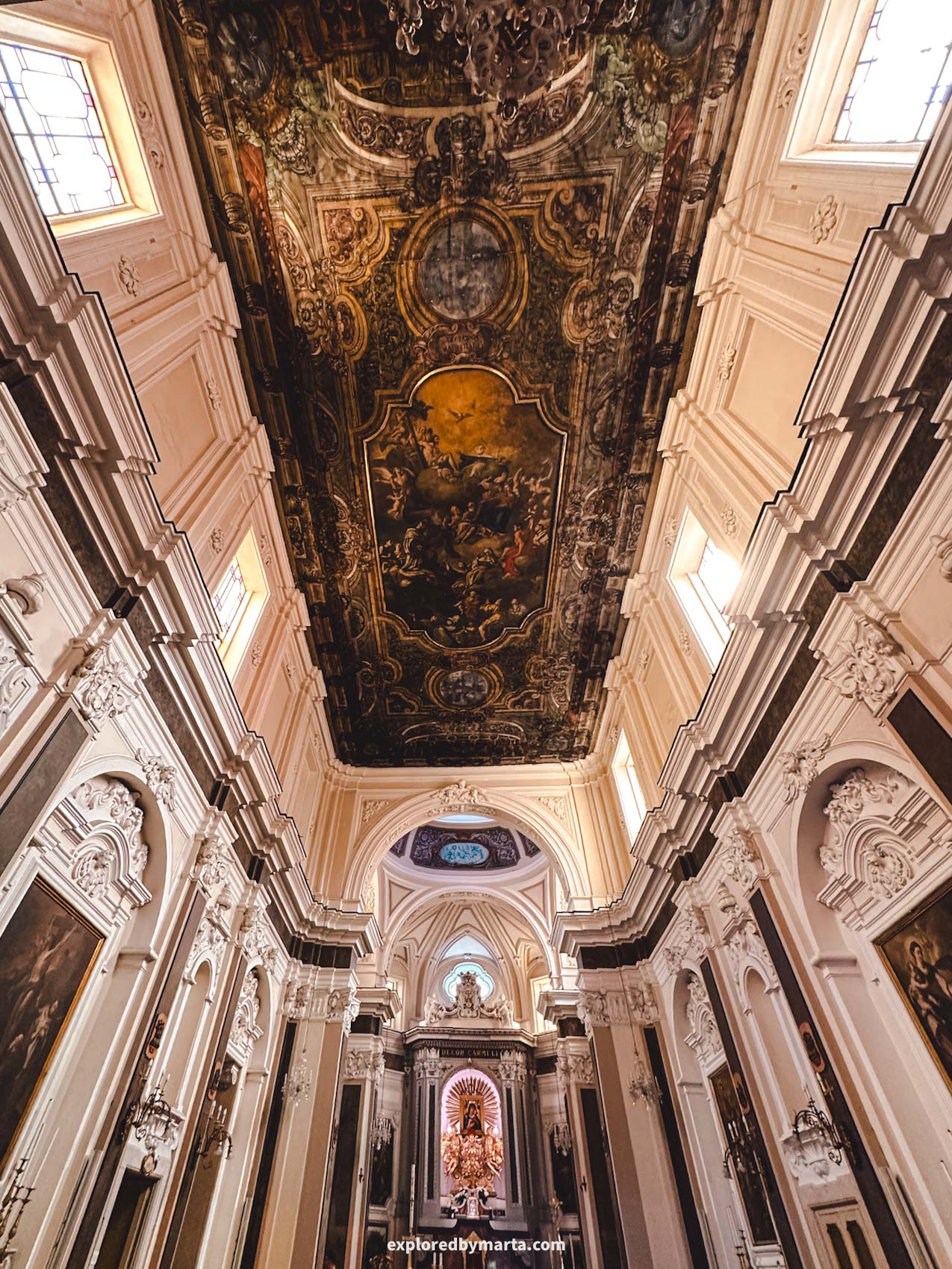 Sorrento, Italy-Sanctuary of the Madonna del Carmine church in Sorrento