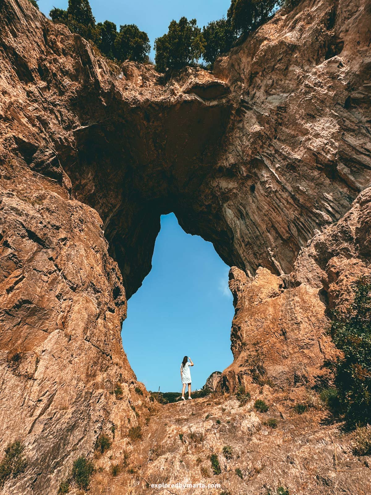 Amalfi Coast, Italy-Buco di Montepertuso above Positano