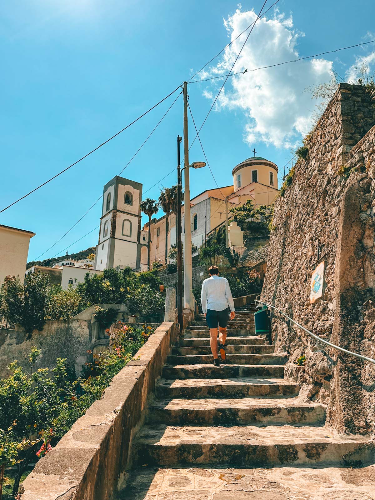 Amalfi Coast, Italy-Chiesa di San Luca Evangelista church in Praiano