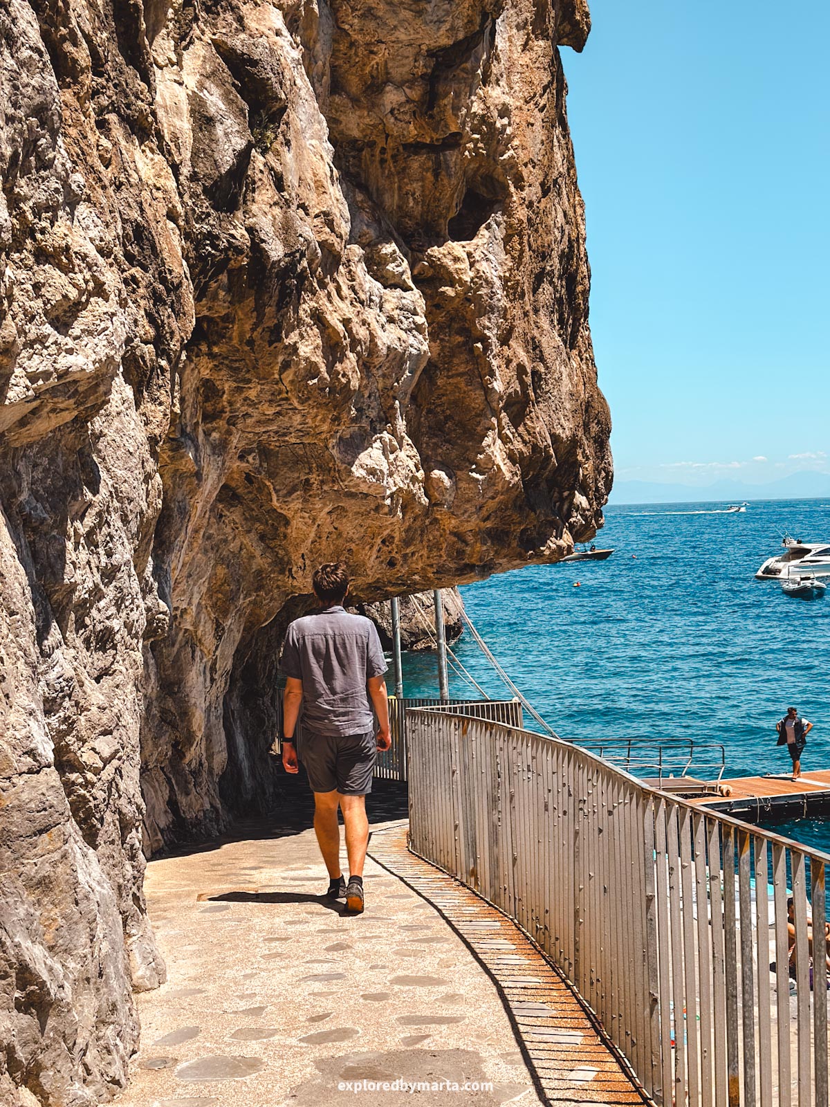Amalfi Coast, Italy-Marina di Praia secret beach in Praiano