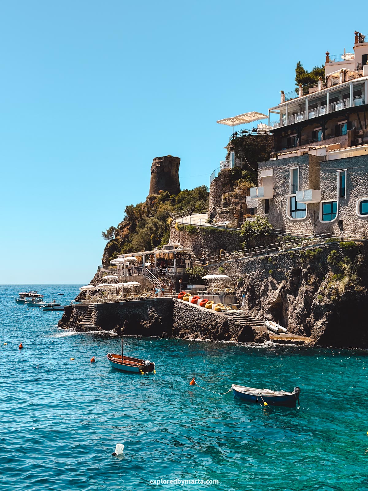 Amalfi Coast, Italy-Marina di Praia secret beach in Praiano
