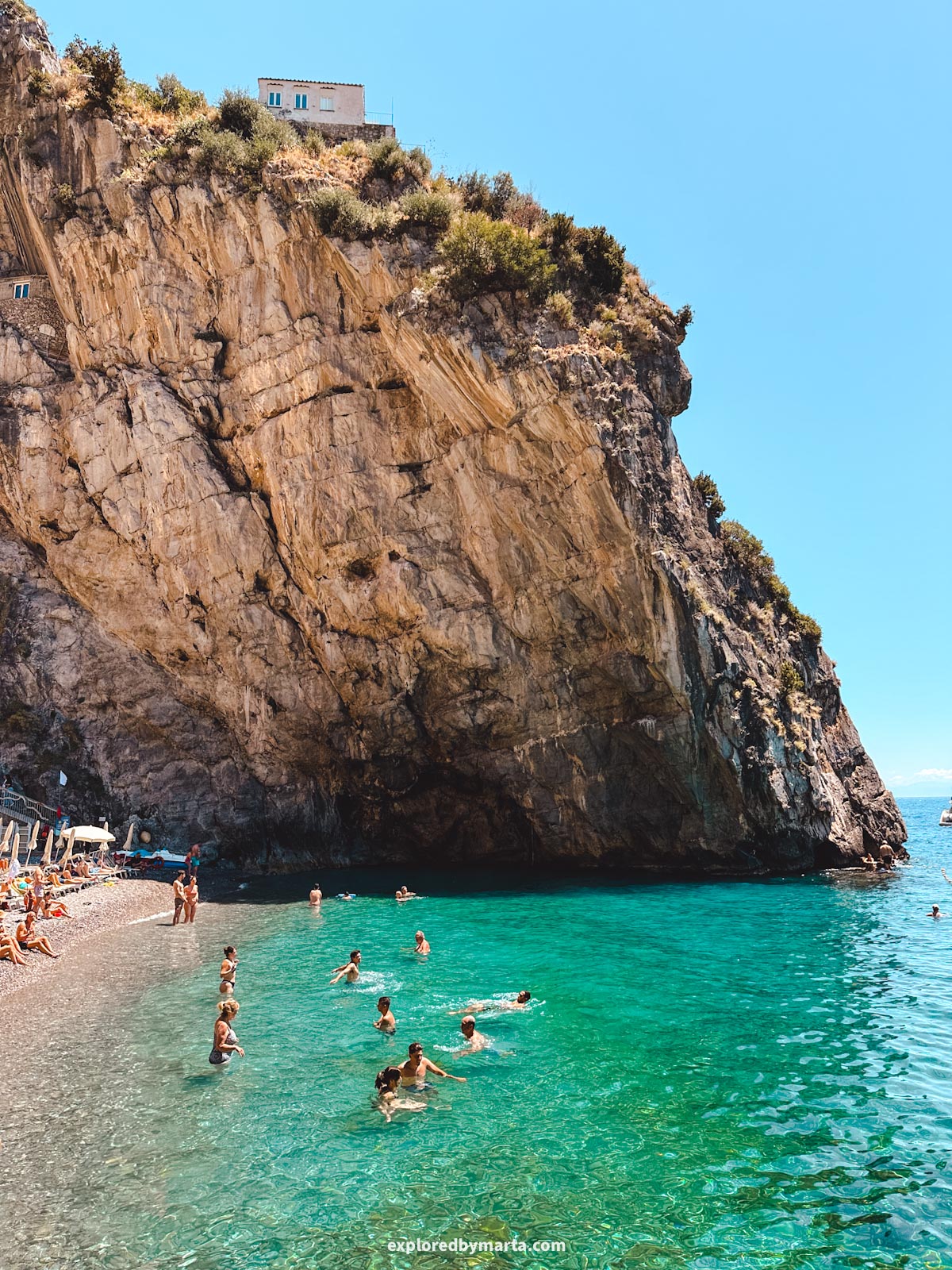 Amalfi Coast, Italy-Marina di Praia secret beach in Praiano
