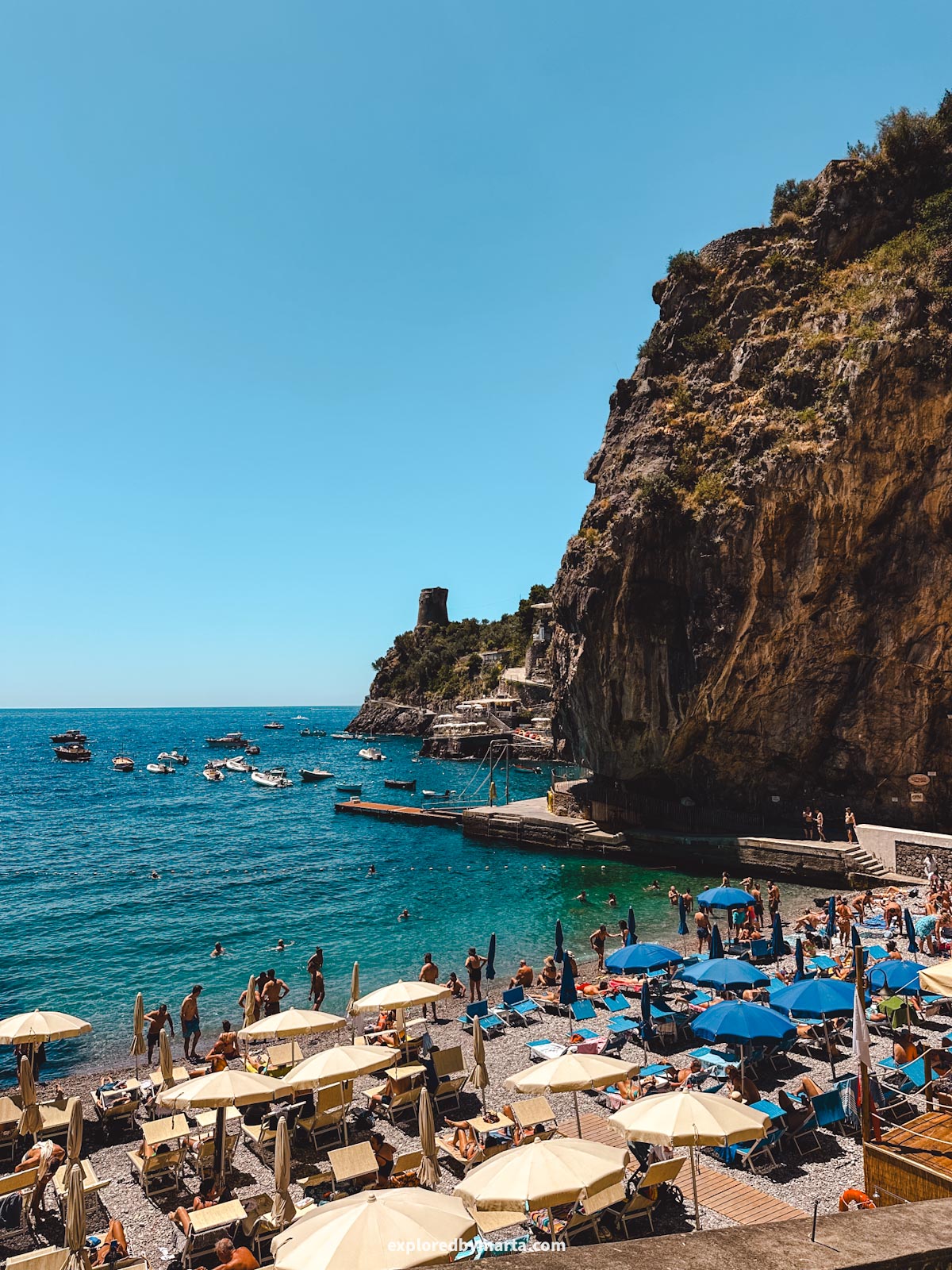 Amalfi Coast, Italy-Marina di Praia secret beach in Praiano