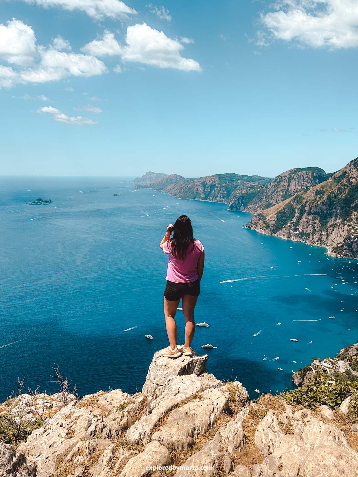 Amalfi Coast, Italy-Path of the Gods, or Sentiero degli Dei
