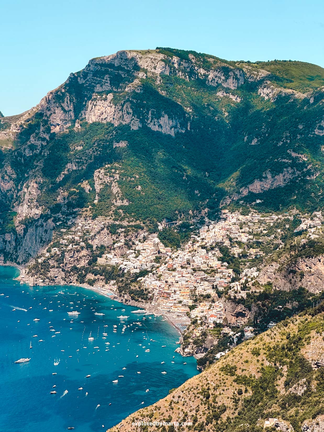 Amalfi Coast, Italy-Path of the Gods, or Sentiero degli Dei