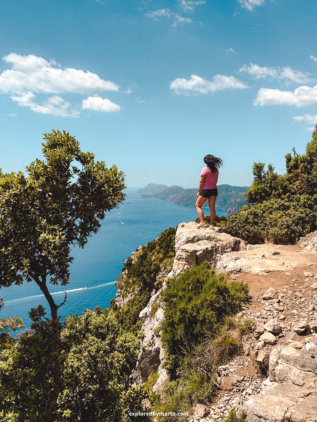 Amalfi Coast, Italy-Path of the Gods, or Sentiero degli Dei
