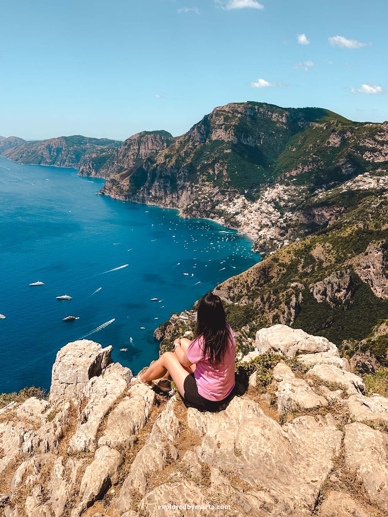 Amalfi Coast, Italy-Path of the Gods, or Sentiero degli Dei