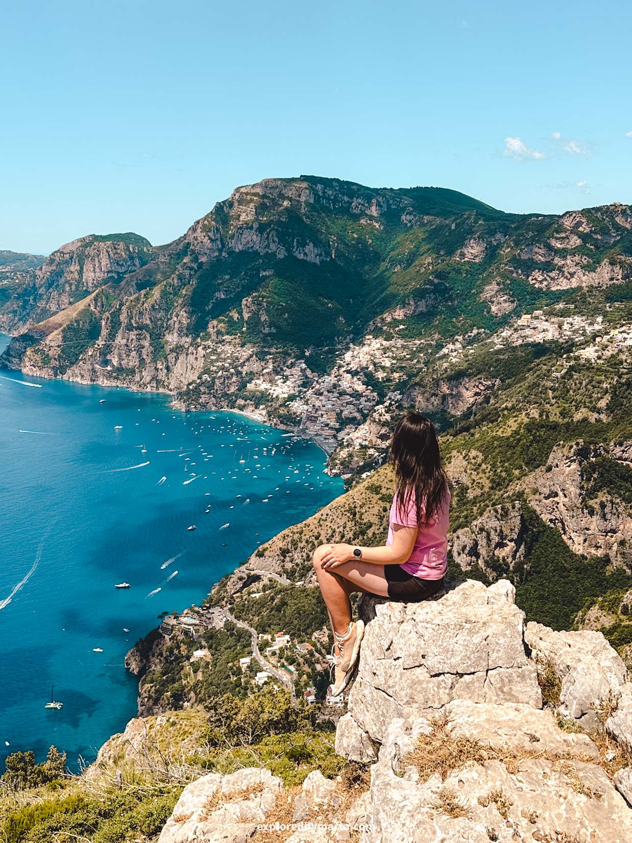 Amalfi Coast, Italy-Path of the Gods, or Sentiero degli Dei