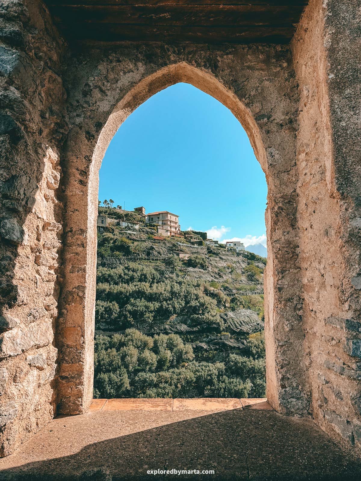 Amalfi Coast, Italy-Ruins of the San Eustaquio Basilica in Scala