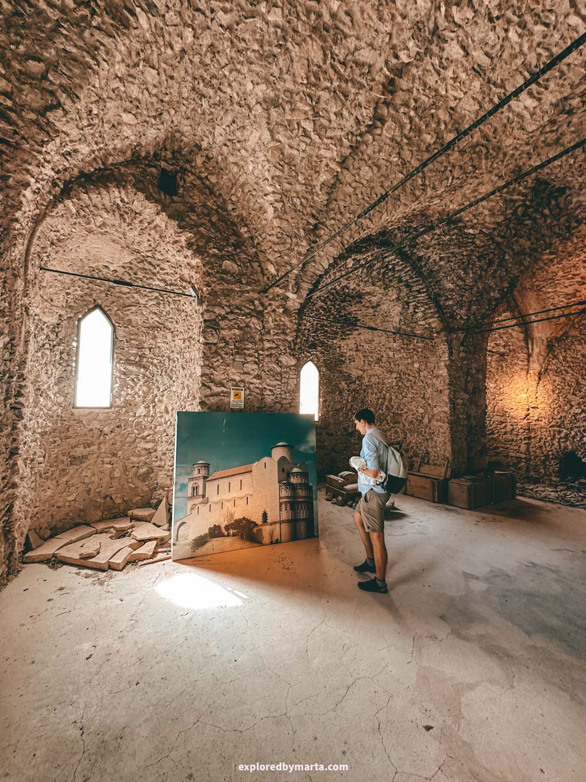 Amalfi Coast, Italy-Ruins of the San Eustaquio Basilica in Scala