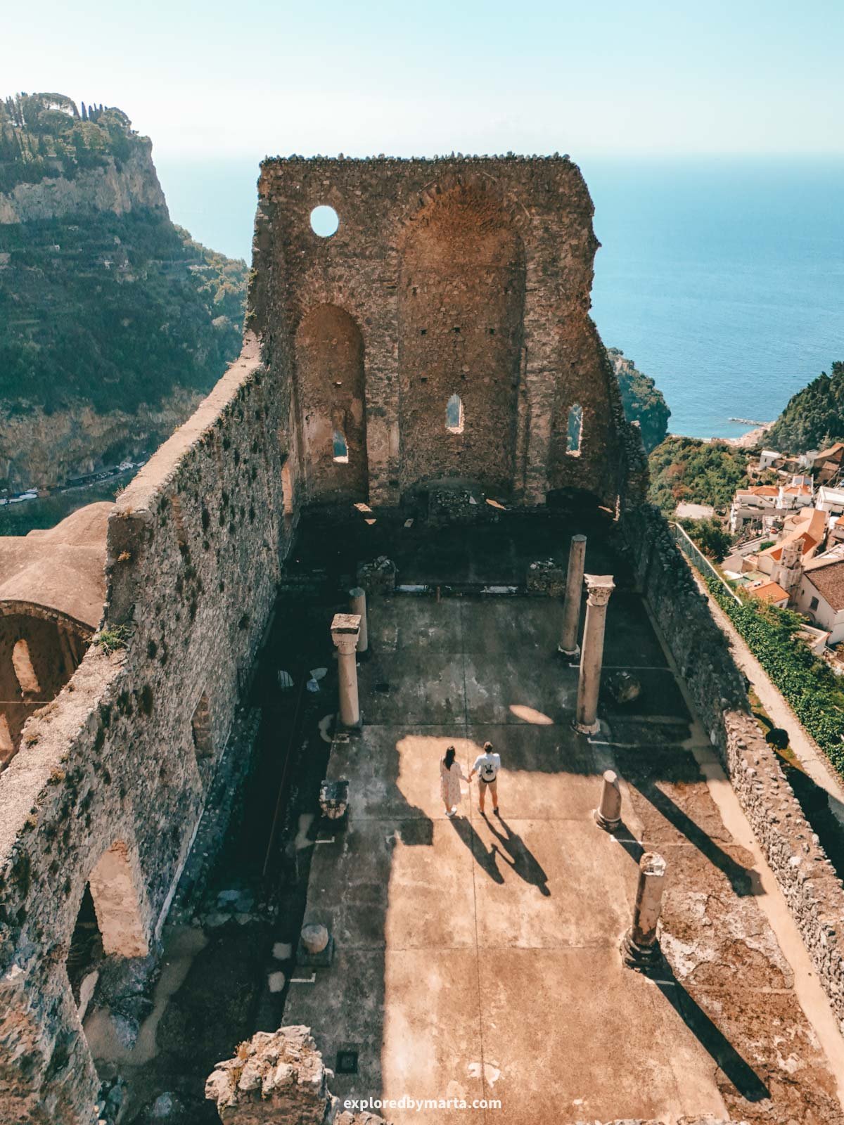 Amalfi Coast, Italy-Ruins of the San Eustaquio Basilica in Scala