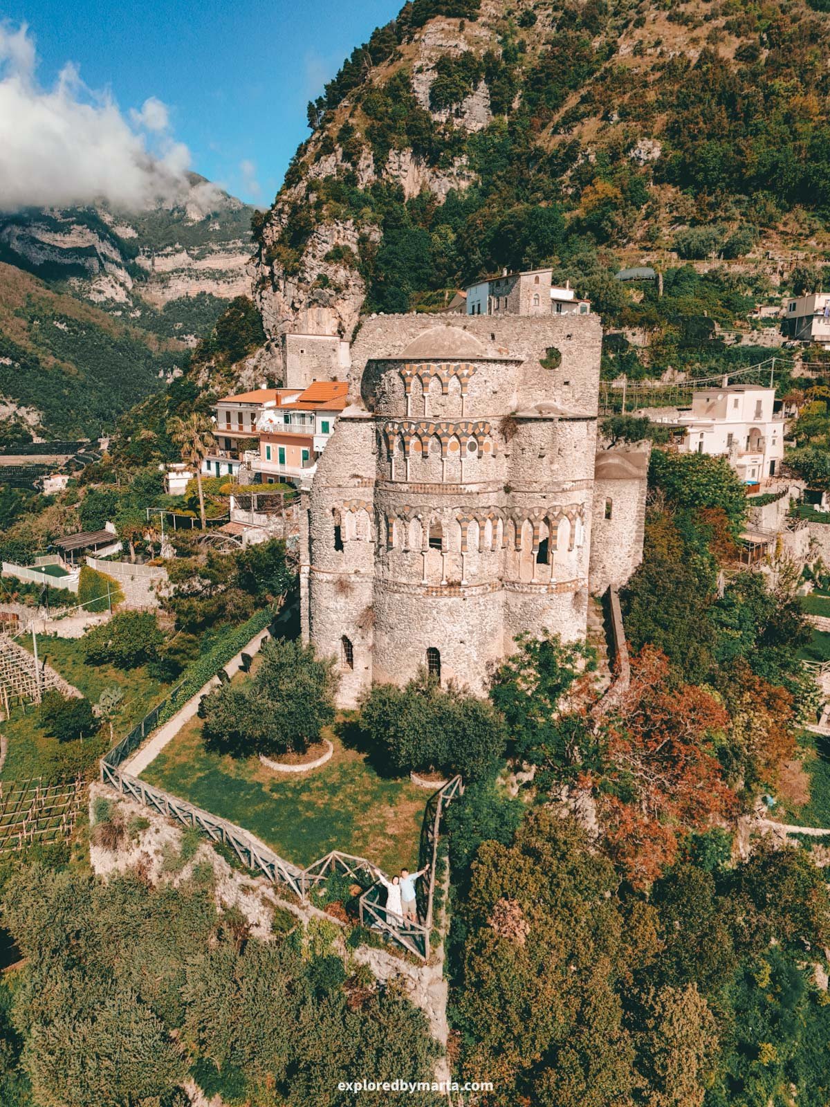 Amalfi Coast, Italy-Ruins of the San Eustaquio Basilica in Scala