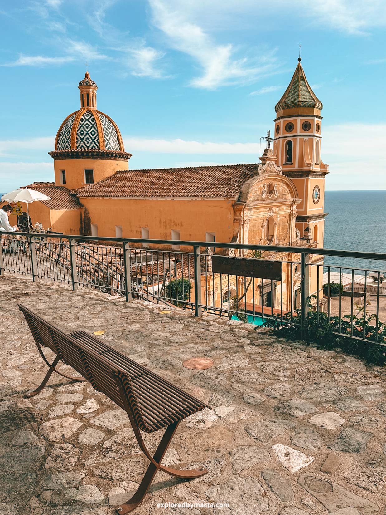 Amalfi Coast, Italy-Scenic Church of Saint Januarius in Praiano