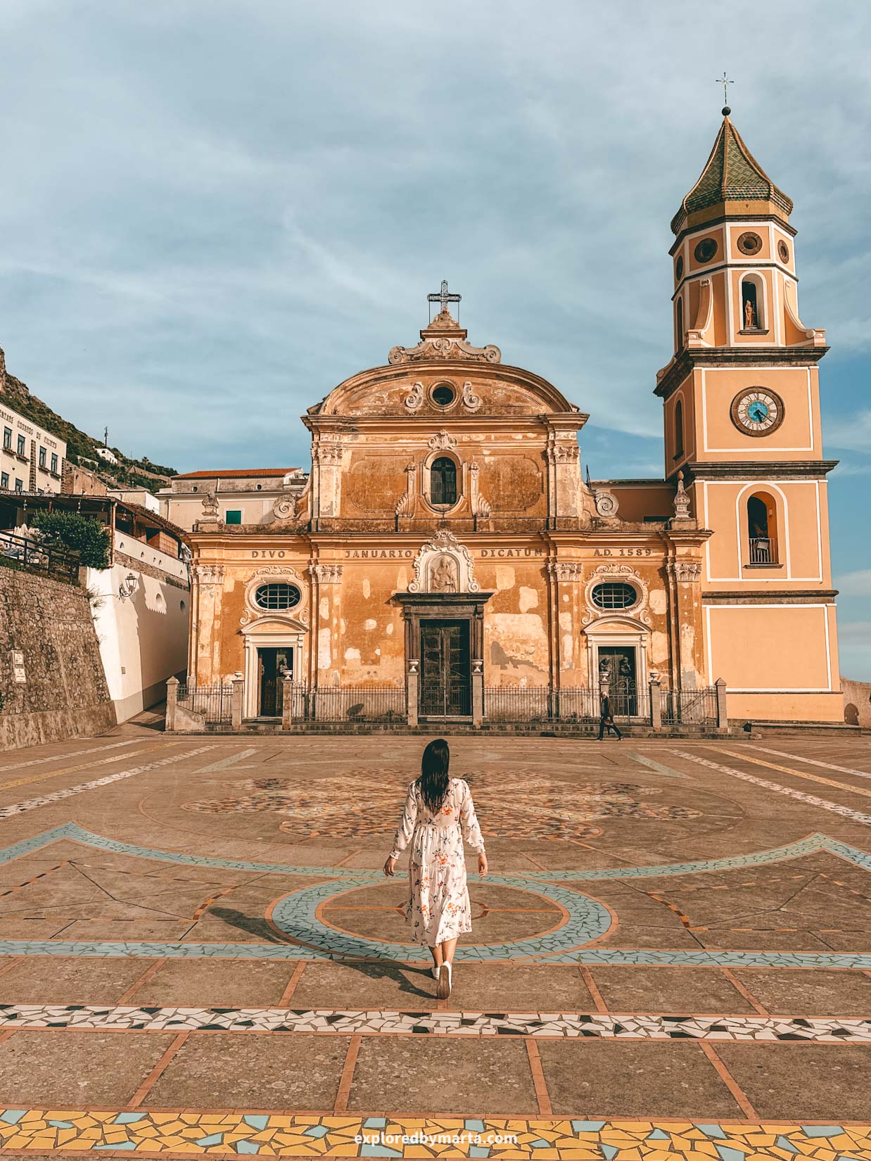 Amalfi Coast, Italy-Scenic Church of Saint Januarius in Praiano