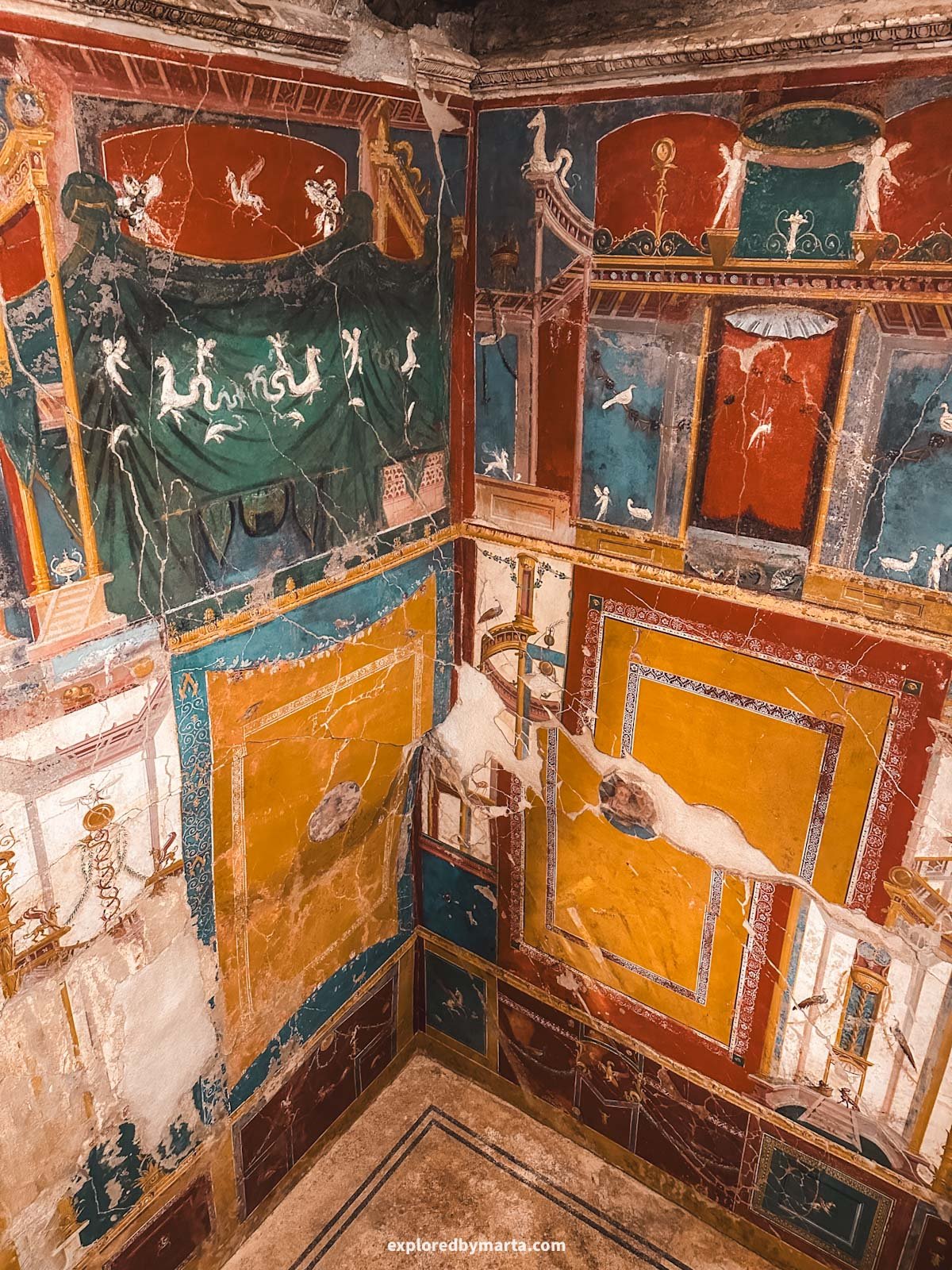 Amalfi Coast, Italy-ancient underground Roman Villa and monastery catacombs in Positano