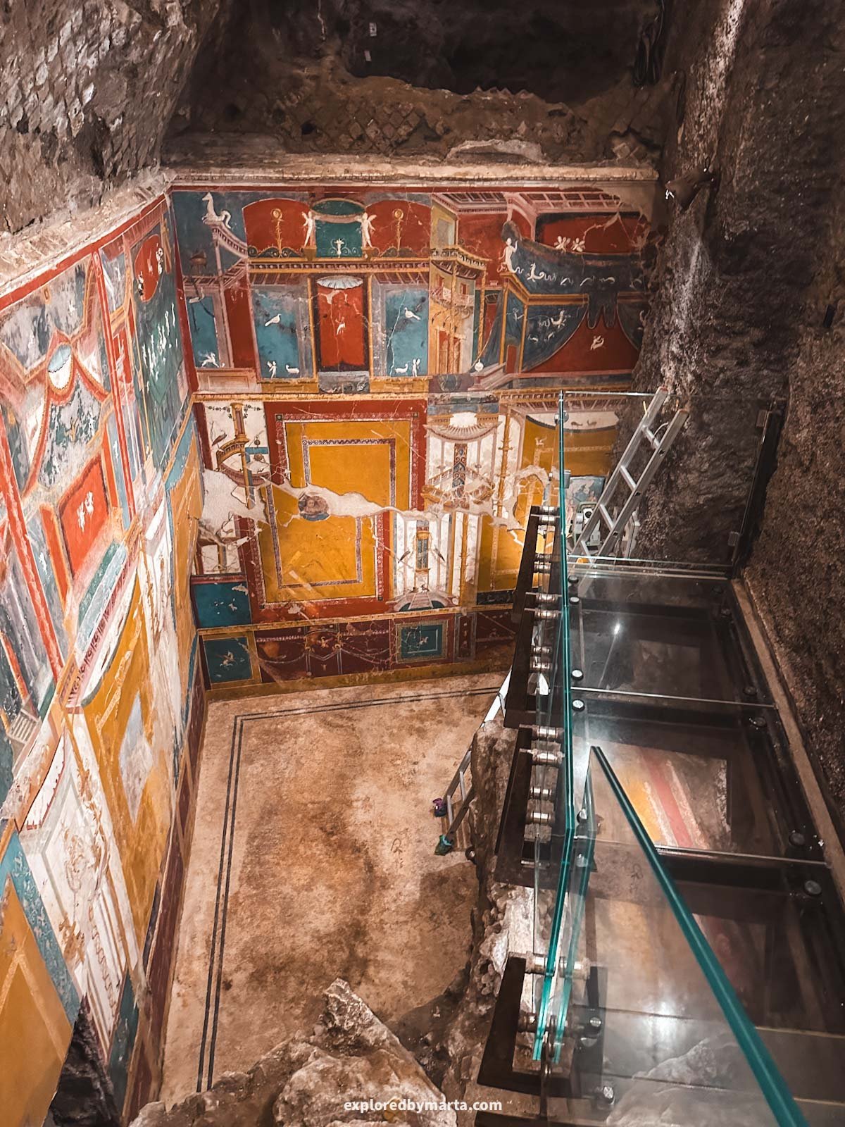 Amalfi Coast, Italy-ancient underground Roman Villa and monastery catacombs in Positano