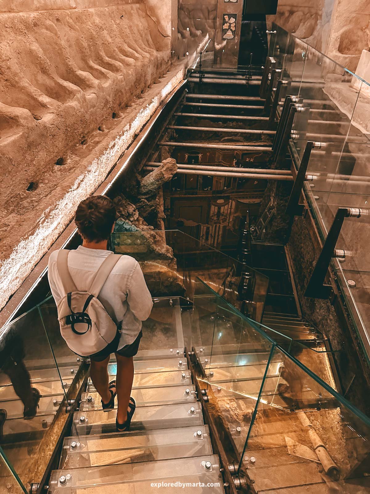 Amalfi Coast, Italy-ancient underground Roman Villa and monastery catacombs in Positano