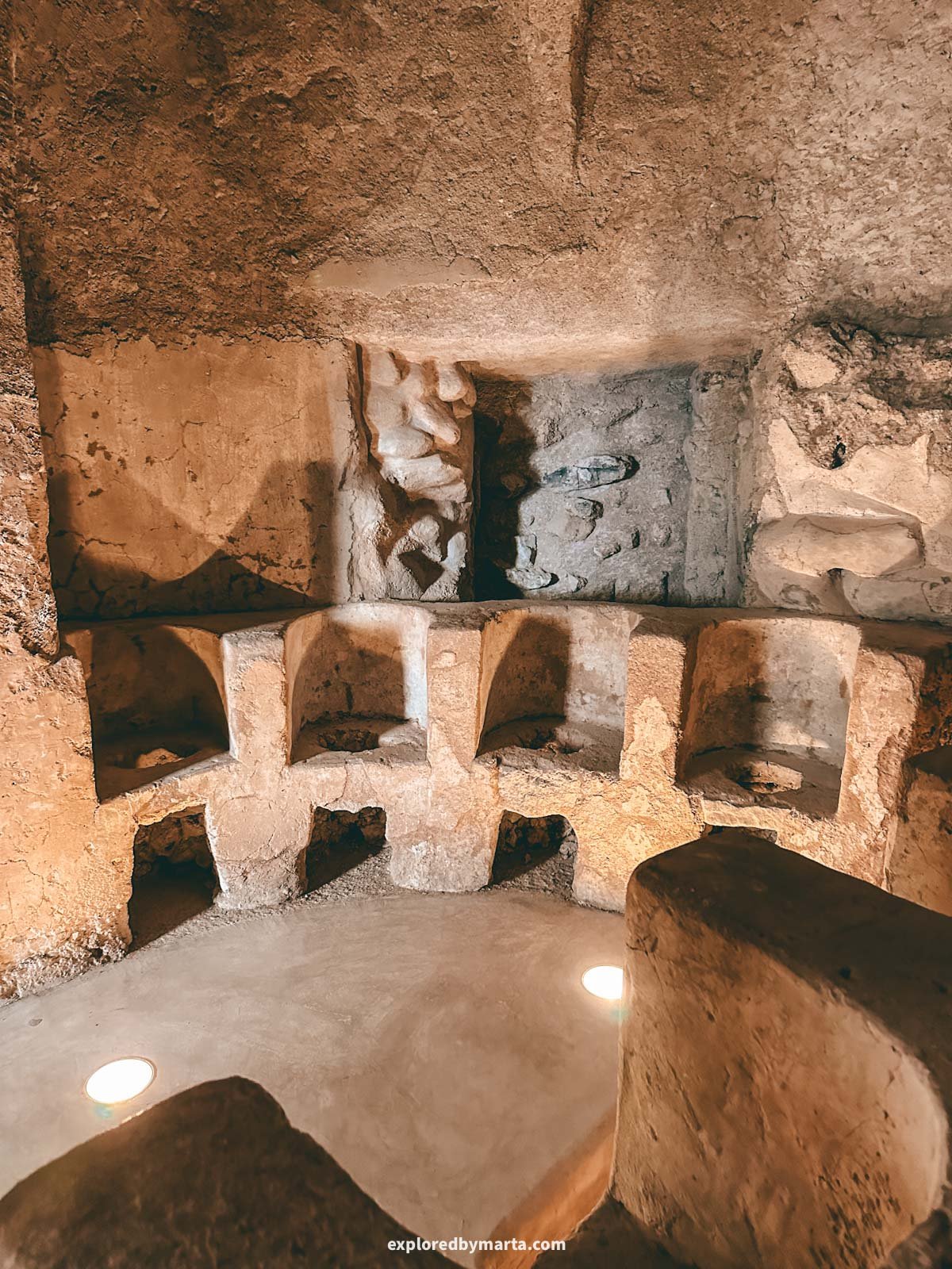 Amalfi Coast, Italy-ancient underground Roman Villa and monastery catacombs in Positano