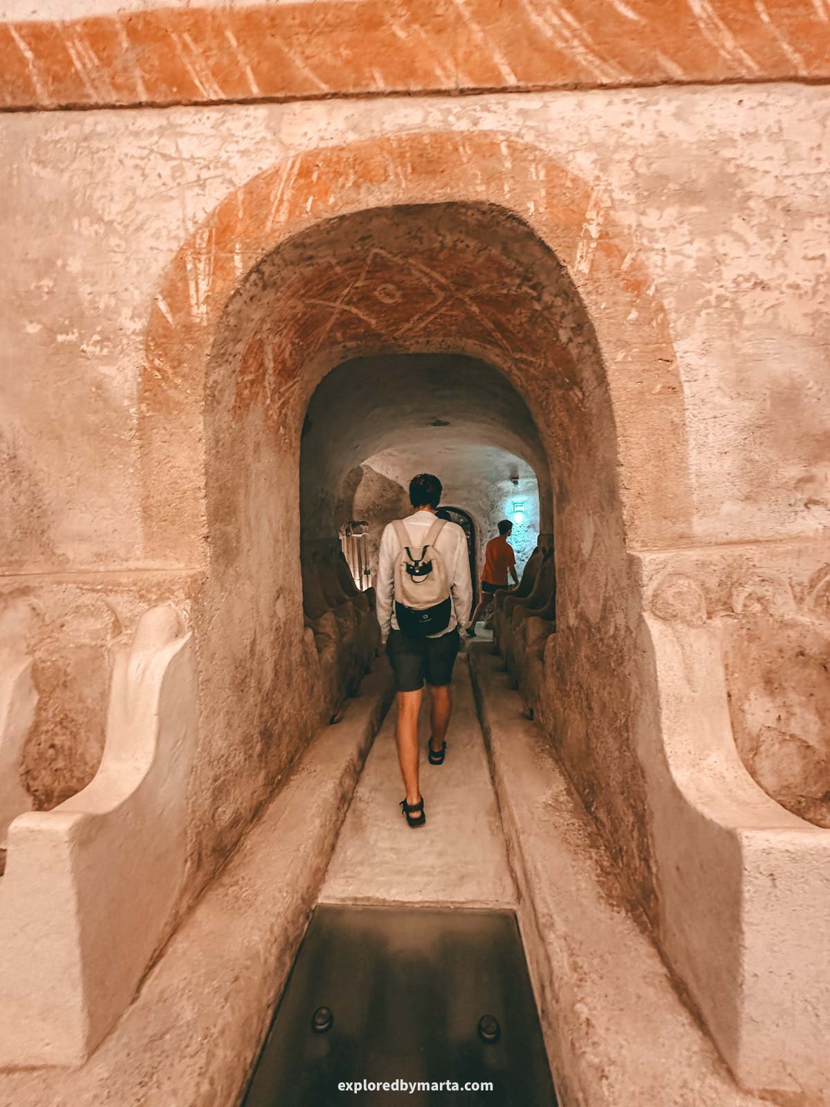Amalfi Coast, Italy-ancient underground Roman Villa and monastery catacombs in Positano